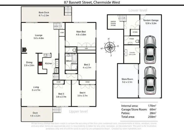 Floorplan of Homely house listing, 87 Basnett Street, Chermside West QLD 4032