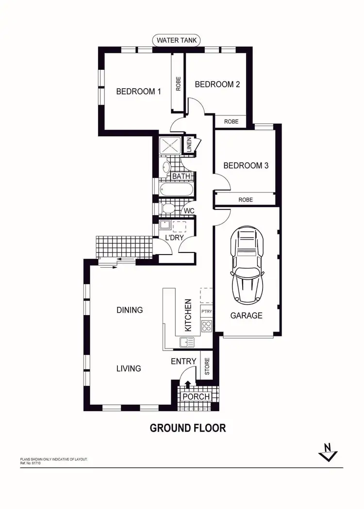 Floorplan of Homely house listing, 19 Audrey Cahn Street, Macgregor ACT 2615