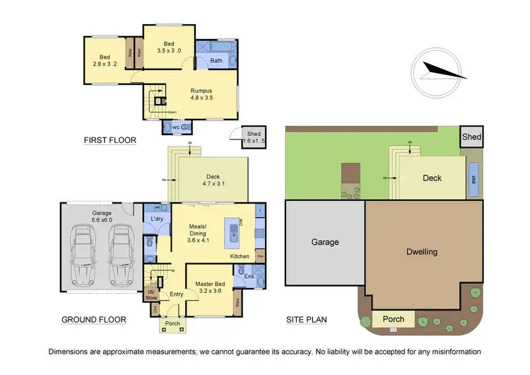 Floorplan of Homely townhouse listing, 2/13 Rosedale Crescent, Ringwood East VIC 3135