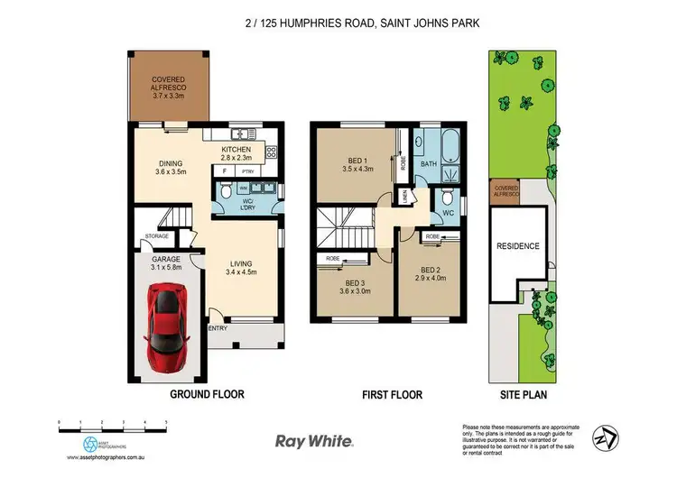 Floorplan of Homely other listing, 2/125 Humphries Road, St Johns Park NSW 2176