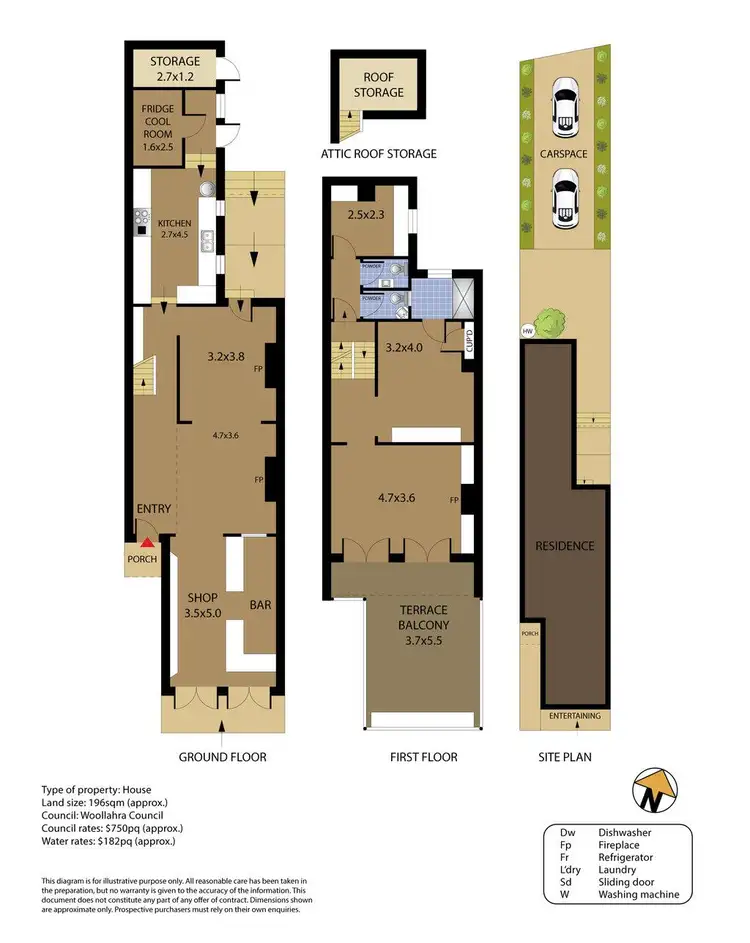 Floorplan of Homely house listing, 248 Glenmore Road, Paddington NSW 2021