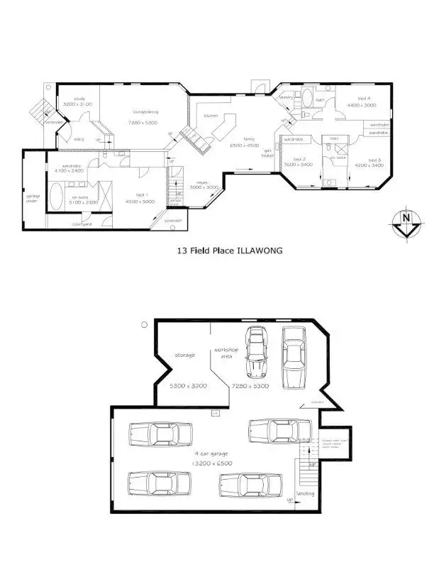 Floorplan of Homely house listing, 13 Field Place, Illawong NSW 2234