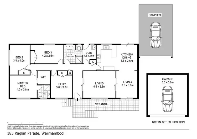 Floorplan of Homely house listing, 185 Raglan Parade, Warrnambool VIC 3280