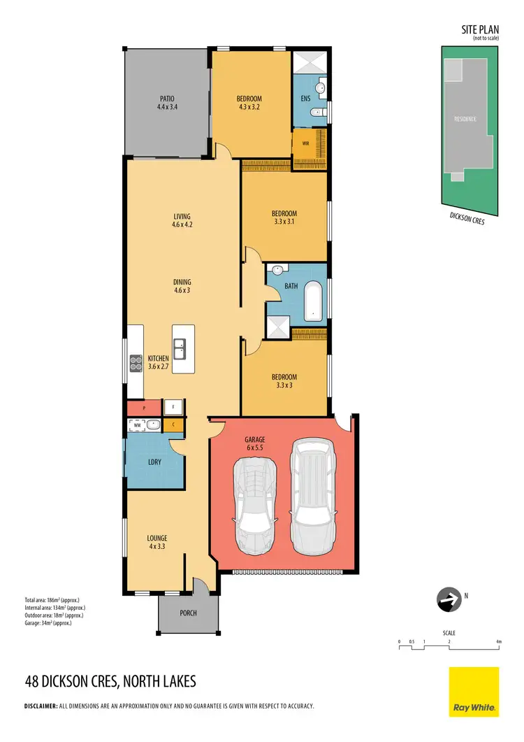 Floorplan of Homely house listing, 48 Dickson Crescent, North Lakes QLD 4509