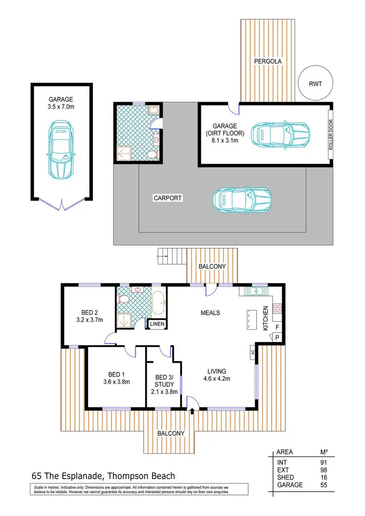 Floorplan of Homely house listing, 65 The Esplanade, Thompson Beach SA 5501