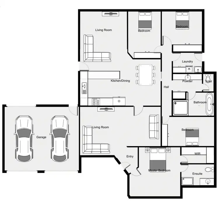 Floorplan of Homely house listing, 2 Explorer Drive, Mildura VIC 3500