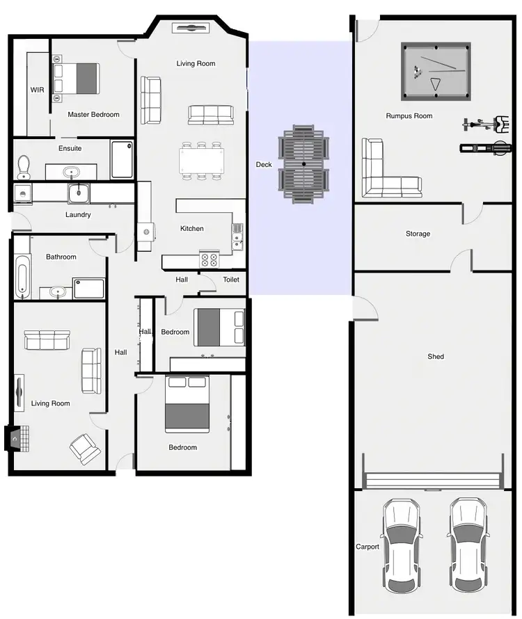 Floorplan of Homely house listing, 6 Box Street, Merbein VIC 3505
