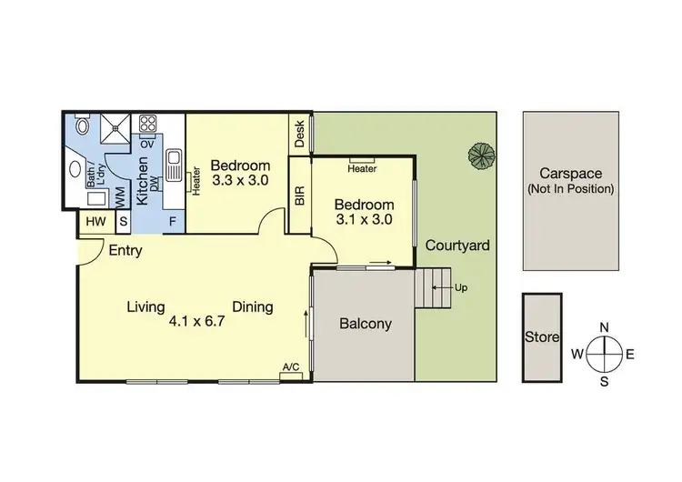 Floorplan of Homely apartment listing, 4/40 Bettina Street, Clayton VIC 3168