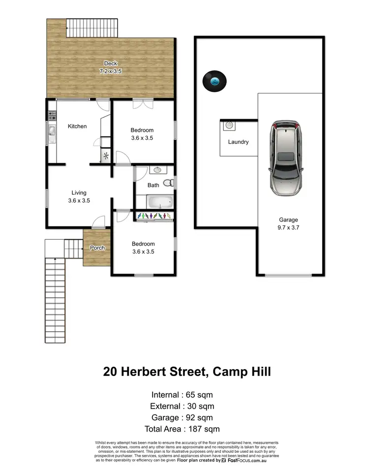 Floorplan of Homely house listing, 20 Herbert Street, Camp Hill QLD 4152