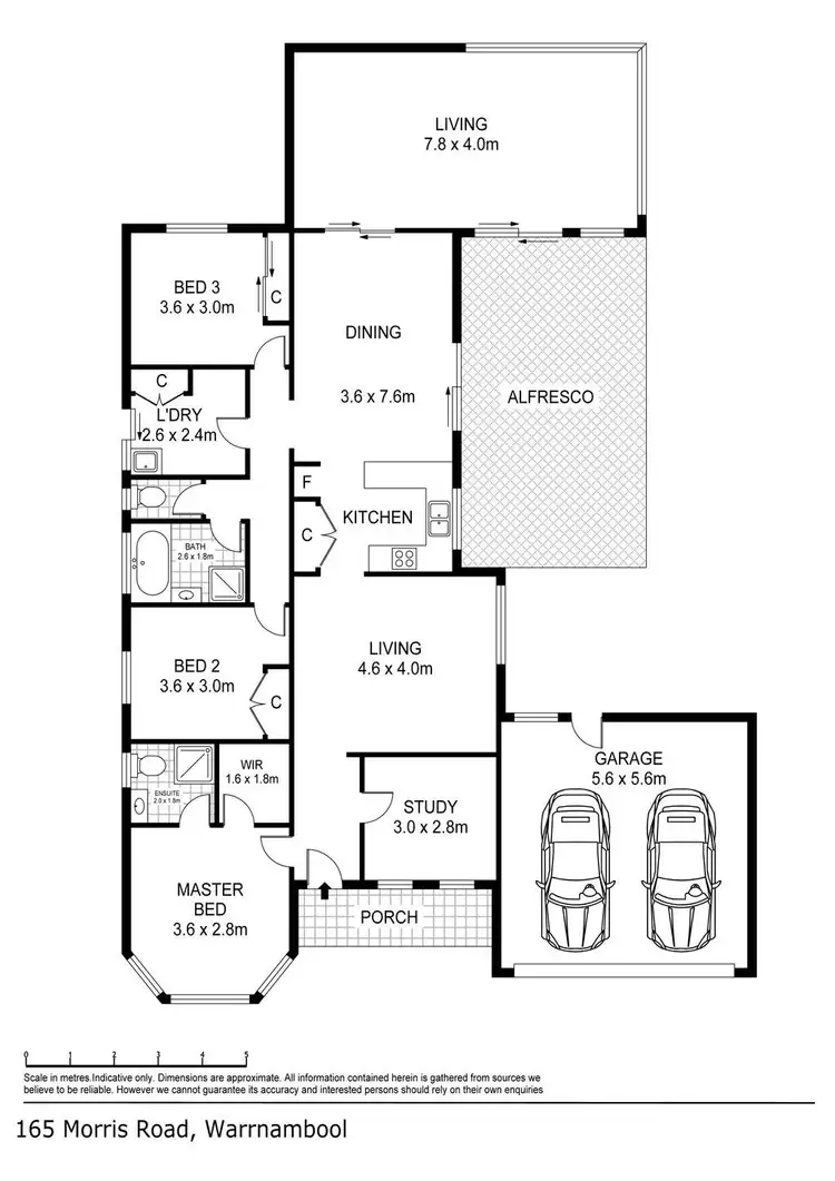 Floorplan of Homely house listing, 165 Morriss Road, Warrnambool VIC 3280