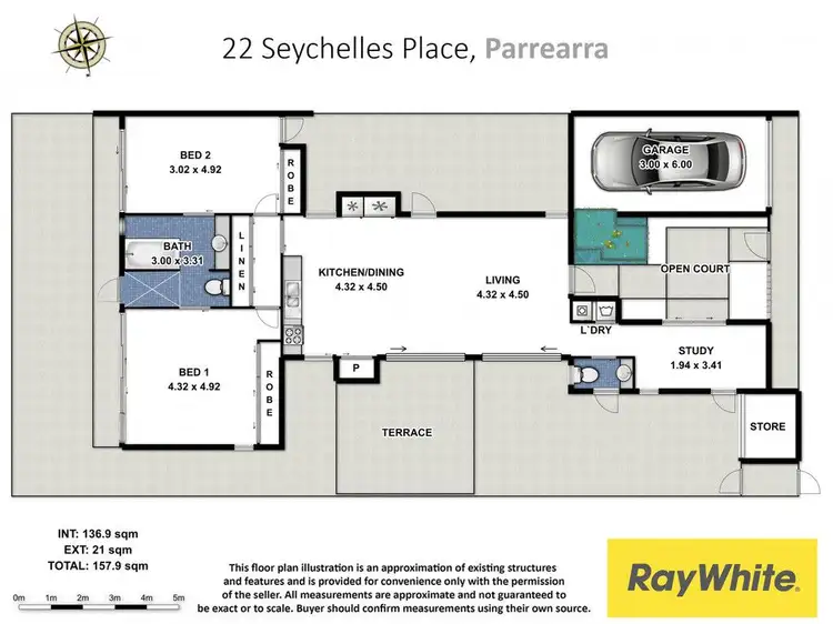 Floorplan of Homely house listing, 22 Seychelles Place, Parrearra QLD 4575