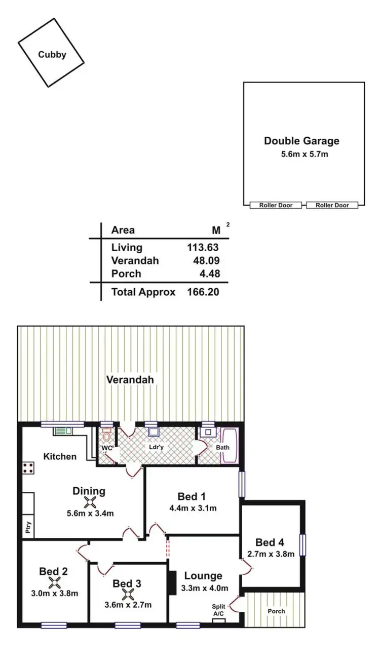 Floorplan of Homely house listing, 20 Wilkins Road, Elizabeth Downs SA 5113