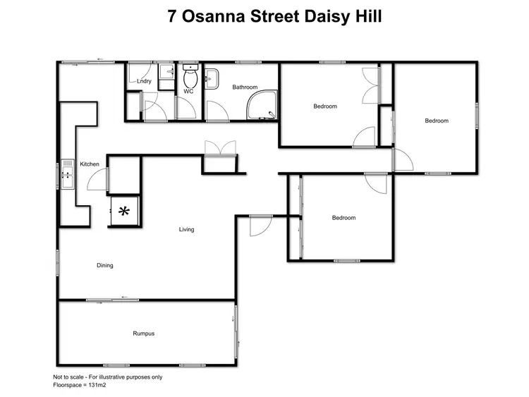 Floorplan of Homely house listing, 7 Osanna Street, Daisy Hill QLD 4127