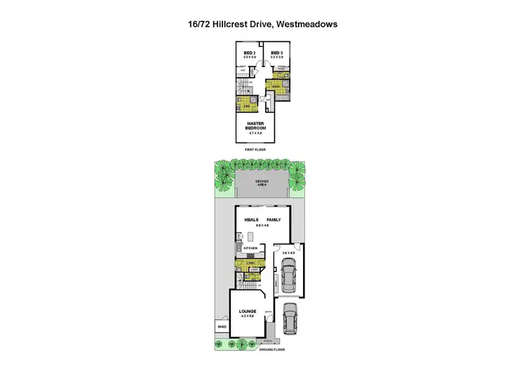 Floorplan of Homely house listing, 16/72 Hillcrest Drive, Westmeadows VIC 3049