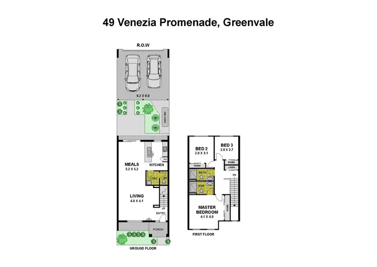 Floorplan of Homely house listing, 49 Venezia Promenade, Greenvale VIC 3059