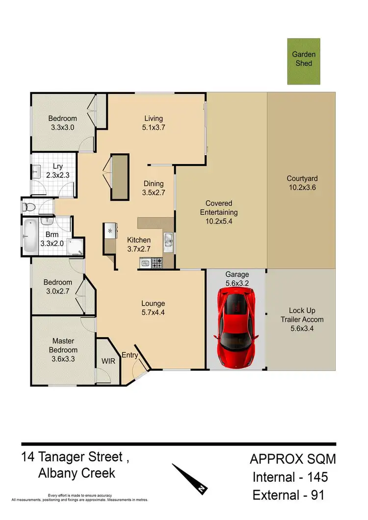 Floorplan of Homely house listing, 14 Tanager Street, Albany Creek QLD 4035