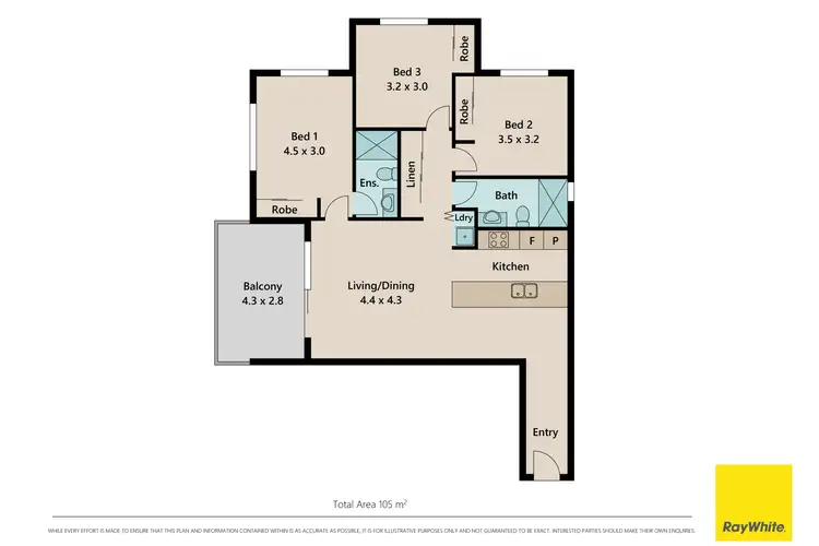 Floorplan of Homely apartment listing, 511/6 Exford Street, Brisbane QLD 4000