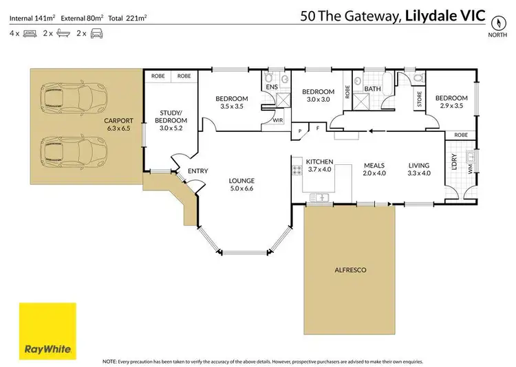 Floorplan of Homely house listing, 50 The Gateway, Lilydale VIC 3140