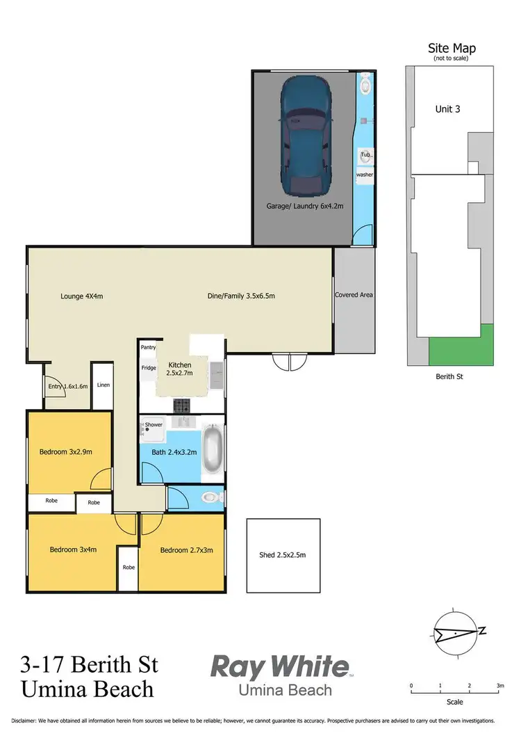 Floorplan of Homely villa listing, 3/17 Berith Street, Umina Beach NSW 2257