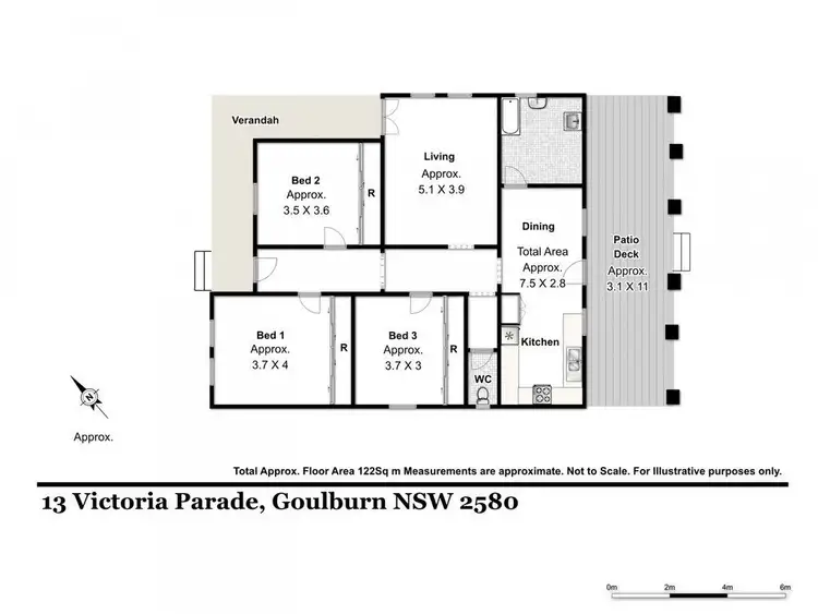 Floorplan of Homely house listing, 13 Victoria Parade, Goulburn NSW 2580
