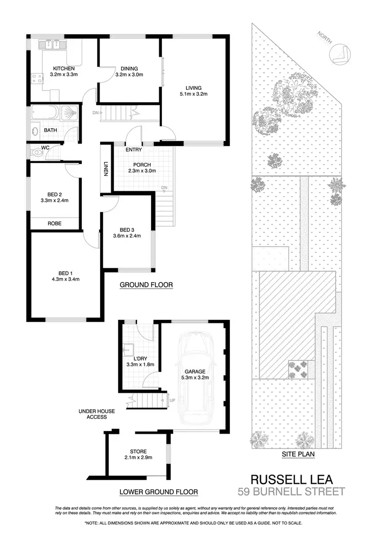 Floorplan of Homely house listing, 59 Burnell Street, Russell Lea NSW 2046