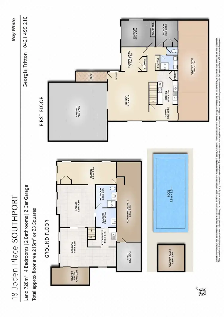 Floorplan of Homely house listing, 18 Joden Place, Southport QLD 4215