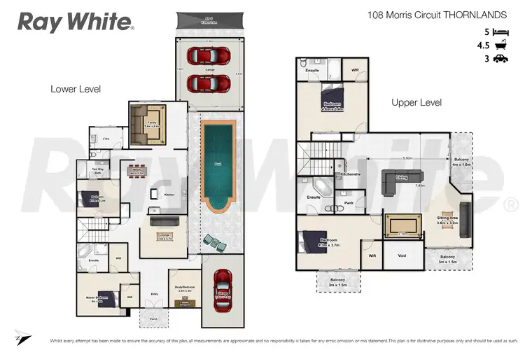 Floorplan of Homely house listing, 108 Morris Circuit, Thornlands QLD 4164
