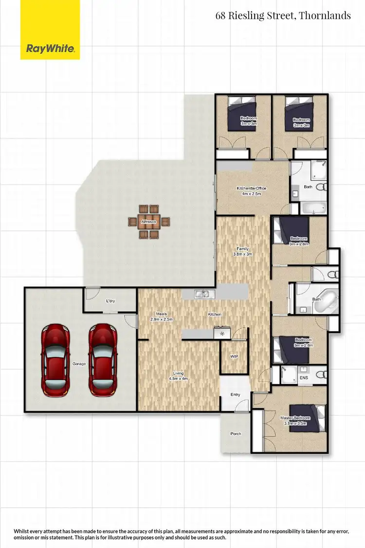 Floorplan of Homely house listing, 68 Riesling Street, Thornlands QLD 4164