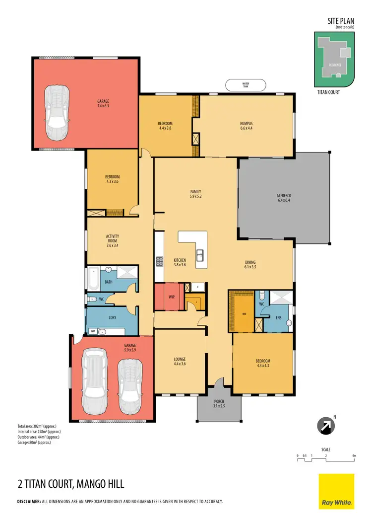 Floorplan of Homely house listing, 2 Titan Court, Mango Hill QLD 4509
