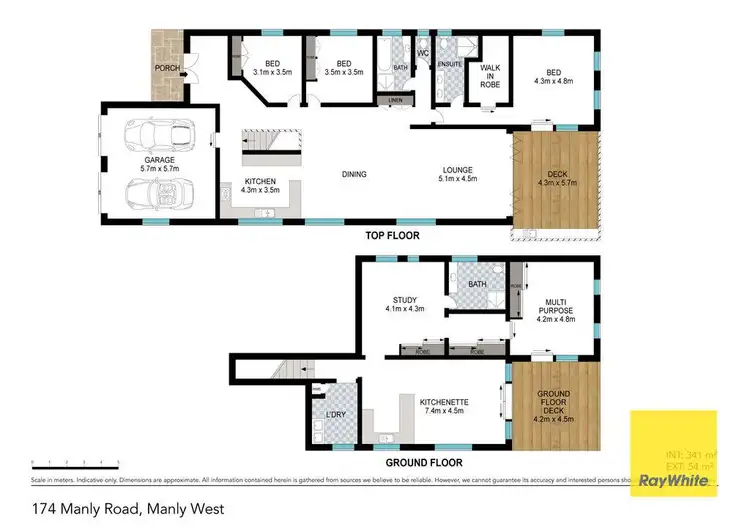 Floorplan of Homely house listing, 174 Manly Road, Manly West QLD 4179