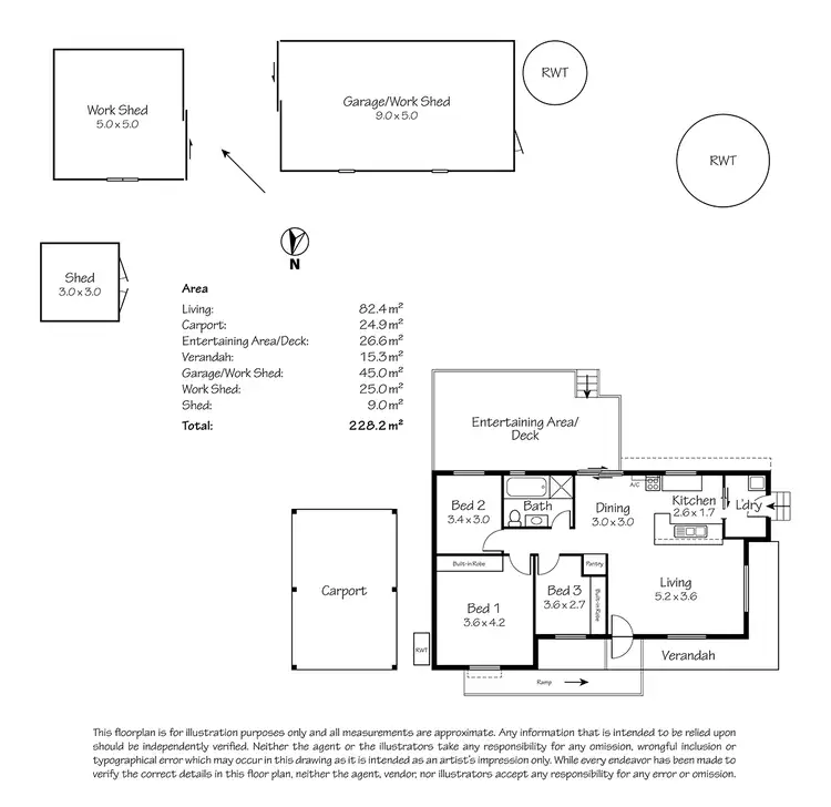 Floorplan of Homely house listing, 11 Atkinson Road, Kanmantoo SA 5252