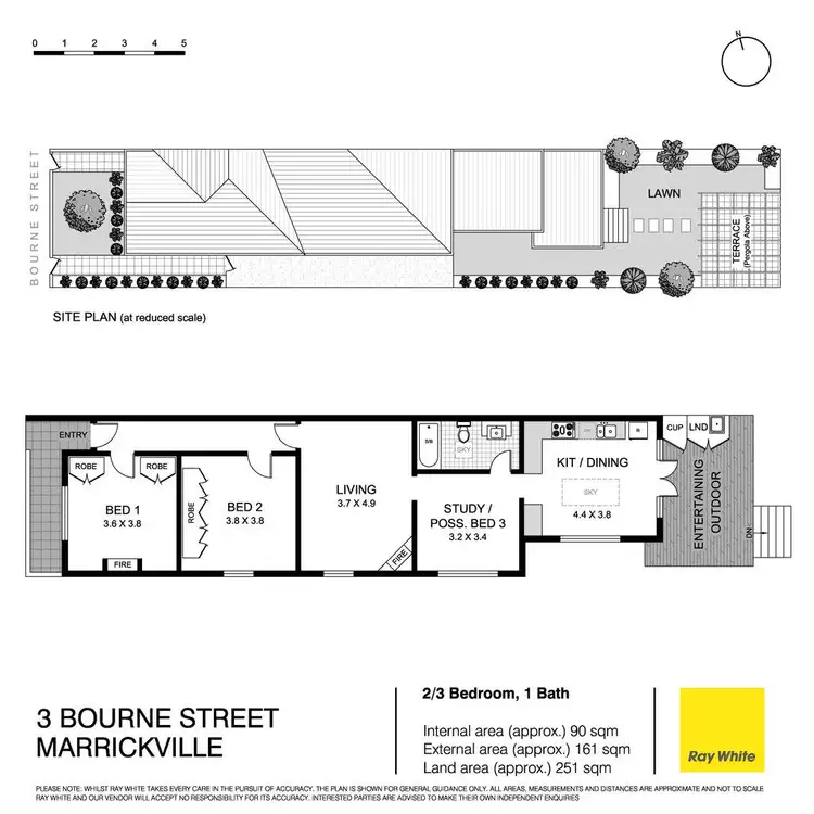 Floorplan of Homely house listing, 3 Bourne Street, Marrickville NSW 2204