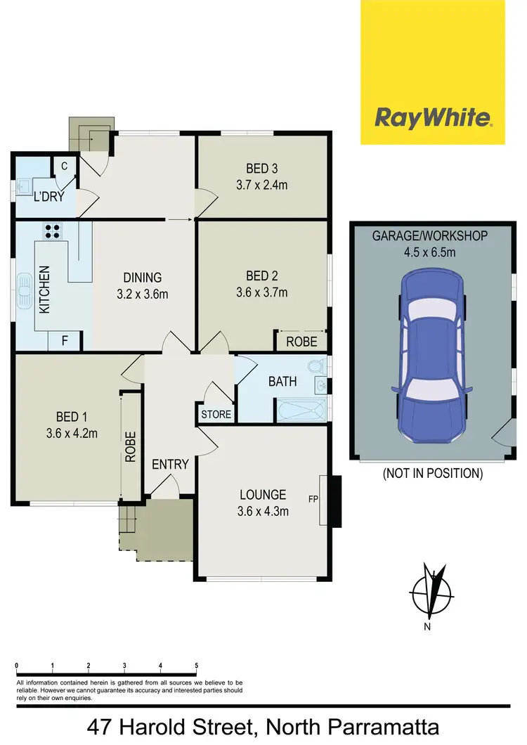 Floorplan of Homely house listing, 47 Harold Street, North Parramatta NSW 2151