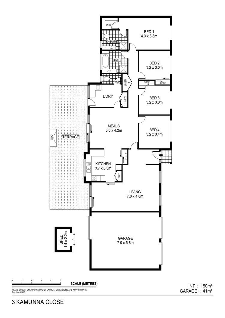 Floorplan of Homely house listing, 3 Kamunna Close, Strathdale VIC 3550