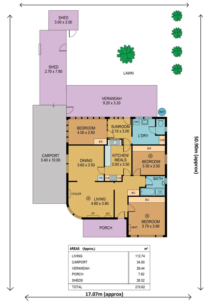 Floorplan of Homely house listing, 27 Bower Street, Woodville SA 5011