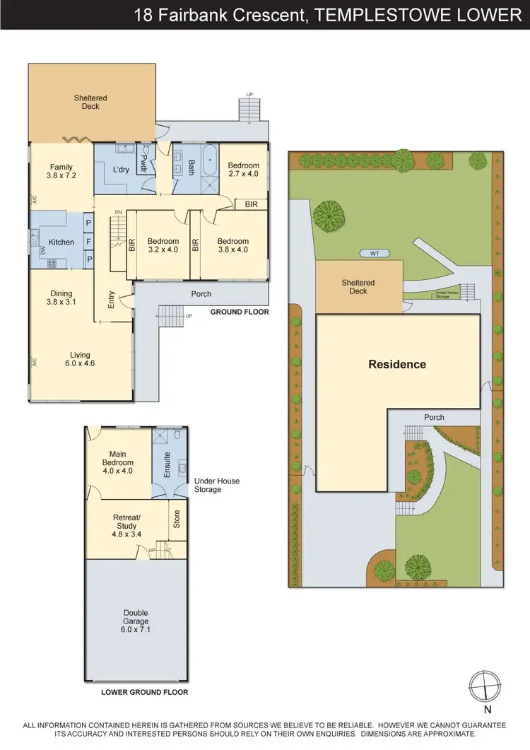 Floorplan of Homely house listing, 18 Fairbank Crescent, Templestowe Lower VIC 3107