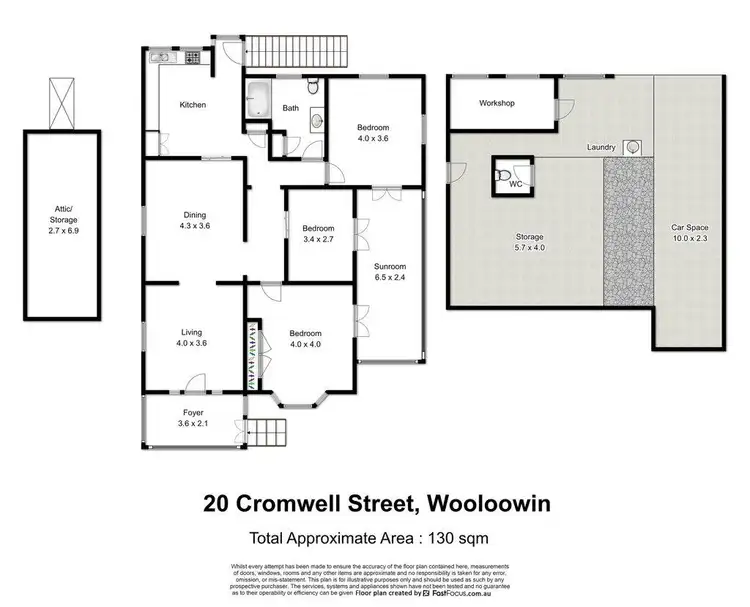Floorplan of Homely house listing, 20 Cromwell Street, Wooloowin QLD 4030