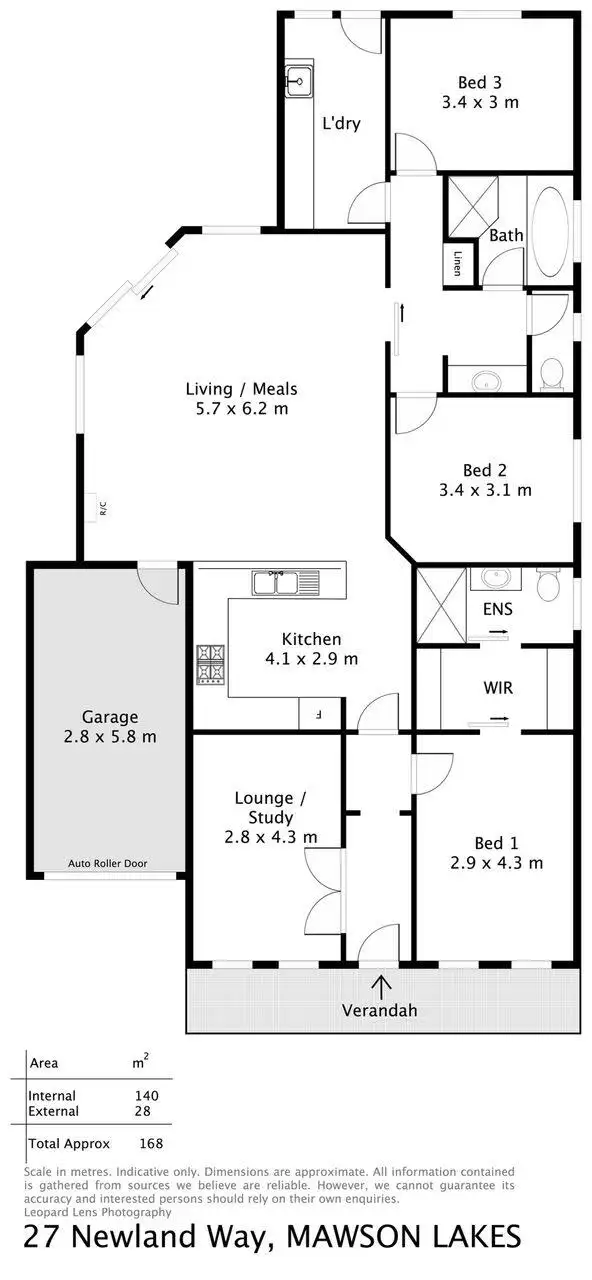 Floorplan of Homely house listing, 27 Newland Way, Mawson Lakes SA 5095