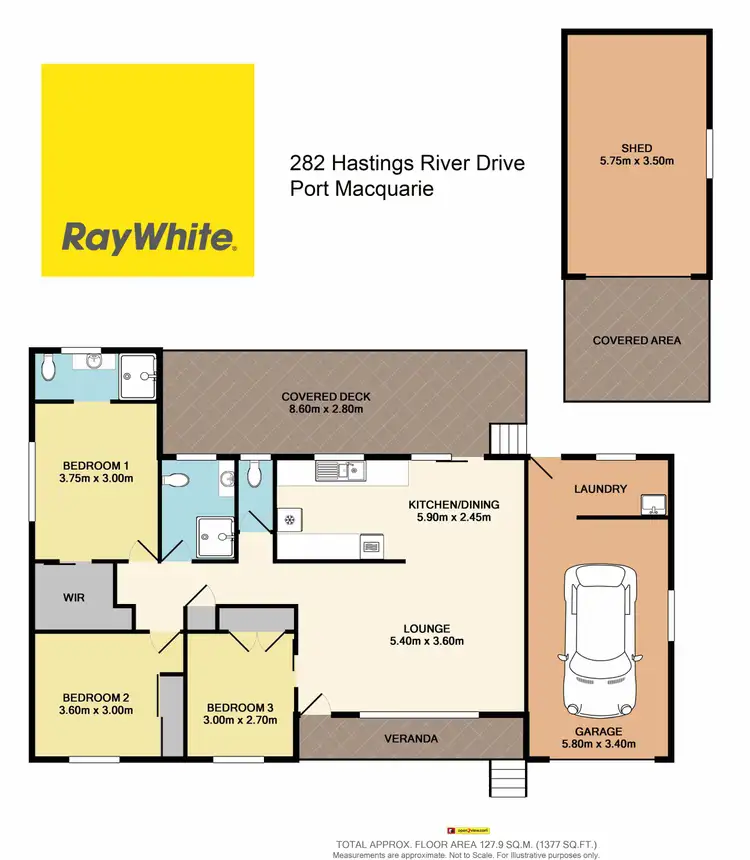 Floorplan of Homely house listing, 282 Hastings River Drive, Port Macquarie NSW 2444