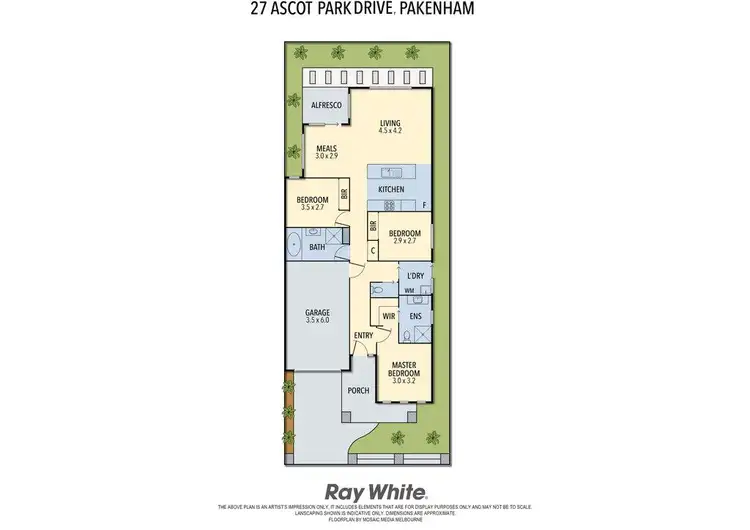 Floorplan of Homely house listing, 27 Ascot Park Drive, Pakenham VIC 3810