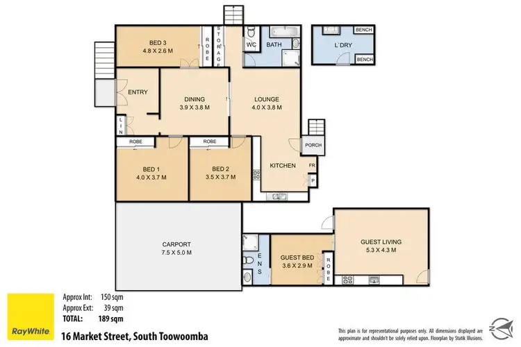 Floorplan of Homely house listing, 16 Market Street, South Toowoomba QLD 4350