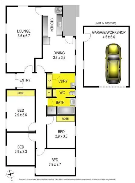Floorplan of Homely house listing, 17 Sharland Road, Corio VIC 3214