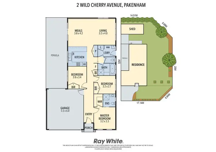 Floorplan of Homely house listing, 2 Wild Cherry Avenue, Pakenham VIC 3810