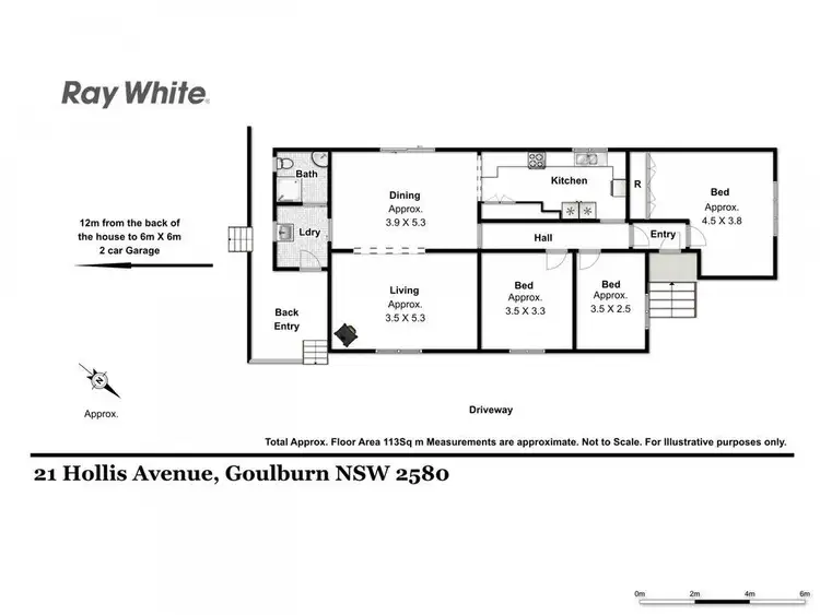 Floorplan of Homely house listing, 21 Hollis Avenue, Goulburn NSW 2580