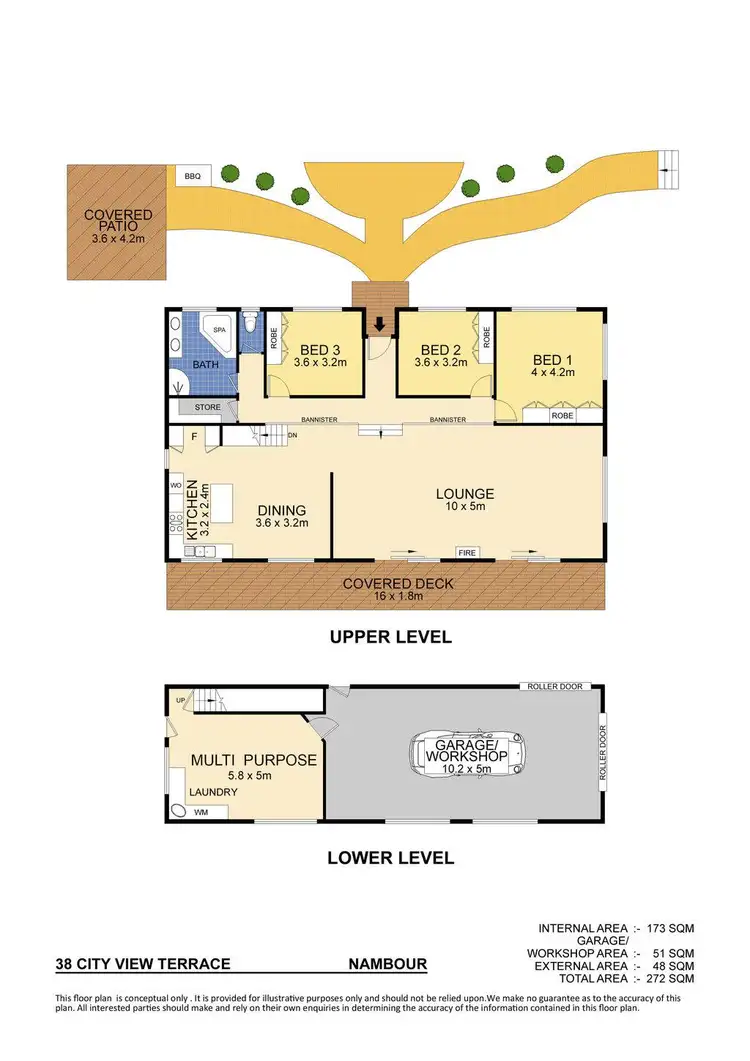 Floorplan of Homely house listing, 38-40 City View Terrace, Nambour QLD 4560