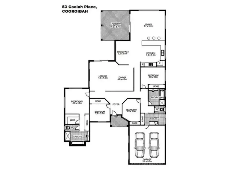 Floorplan of Homely house listing, 53 Coolah Place, Cooroibah QLD 4565