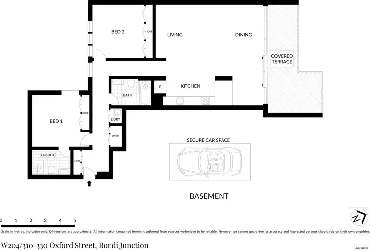 Floorplan of Homely apartment listing, W204/310-330 Oxford Street, Bondi Junction NSW 2022