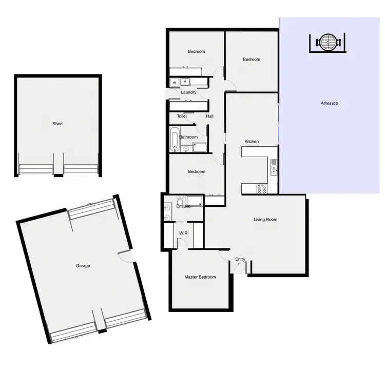 Floorplan of Homely house listing, 38 Campbell Avenue, Irymple VIC 3498
