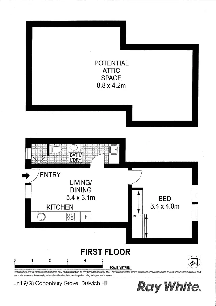 Floorplan of Homely apartment listing, 9/28 Canonbury Grove,, Dulwich Hill NSW 2203