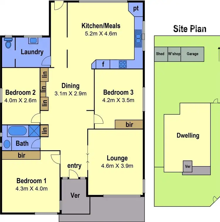Floorplan of Homely house listing, 62 Liston Avenue, Reservoir VIC 3073